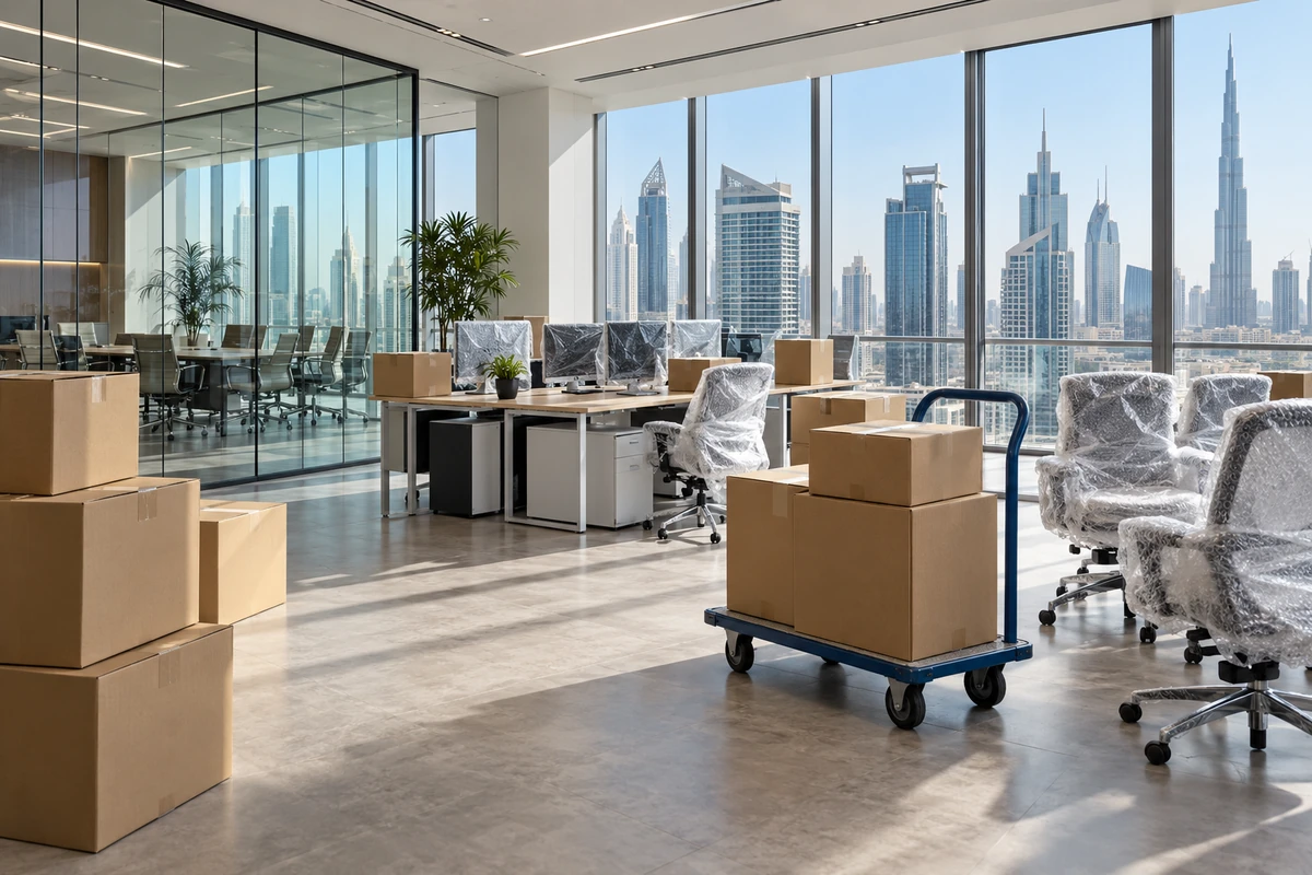 Relocation preparation in a Dubai setting